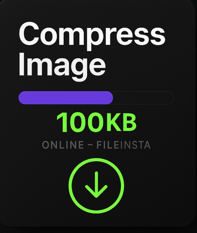 Compress image to 100KB online free | FileInsta